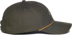 OC Sports PEAK01 Mountain Peak Patch Cap - Olive - Olive / 6 7/8’’ - 7 1/2’’
