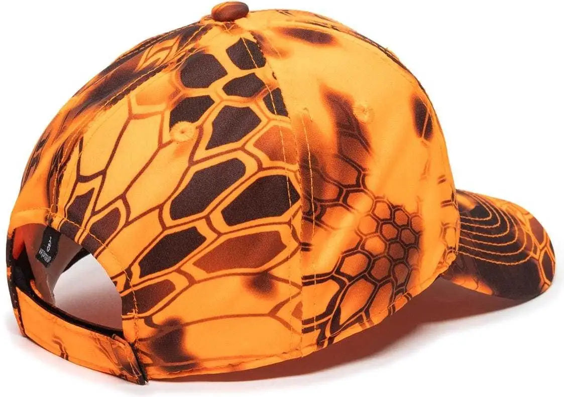 OC Sports PFC-100 Adjustable Cap - Kryptek Inferno - Kryptek Inferno / 6 7/8’’ - 7 1/2’’