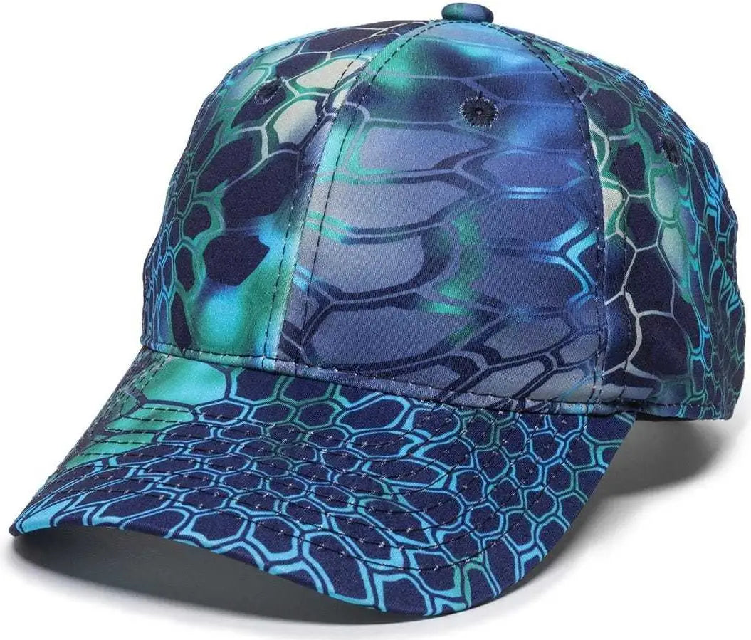 OC Sports PFC-100 Adjustable Cap - Kryptek Pontus - Kryptek Pontus / 6 7/8’’ - 7 1/2’’