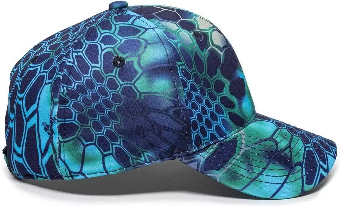 OC Sports PFC-100 Adjustable Cap - Kryptek Pontus - Kryptek Pontus / 6 7/8’’ - 7 1/2’’