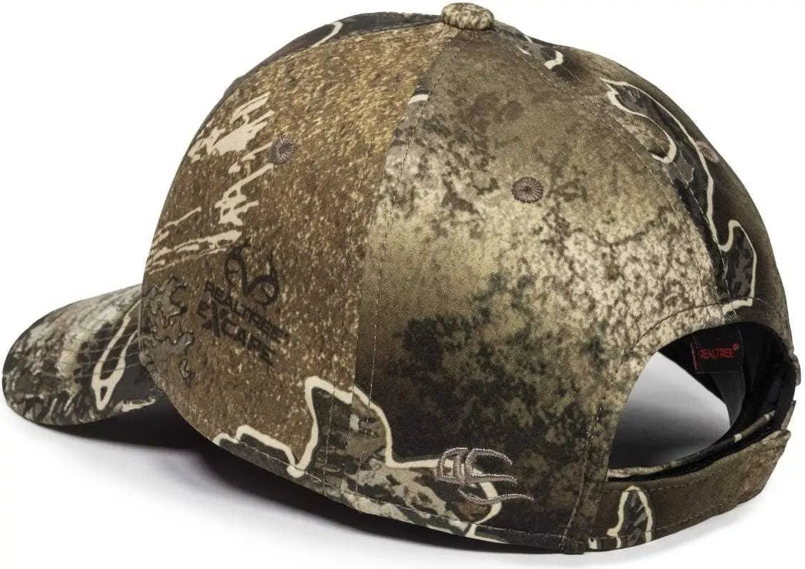 OC Sports PFC-100 Adjustable Cap - Realtree Excape - Realtree / 6 7/8’’ - 7 1/2’’