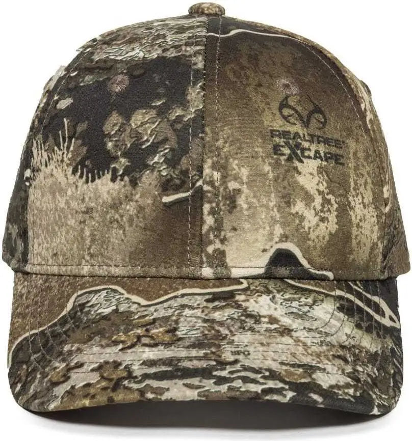 OC Sports PFC-100 Adjustable Cap - Realtree Excape - Realtree / 6 7/8’’ - 7 1/2’’
