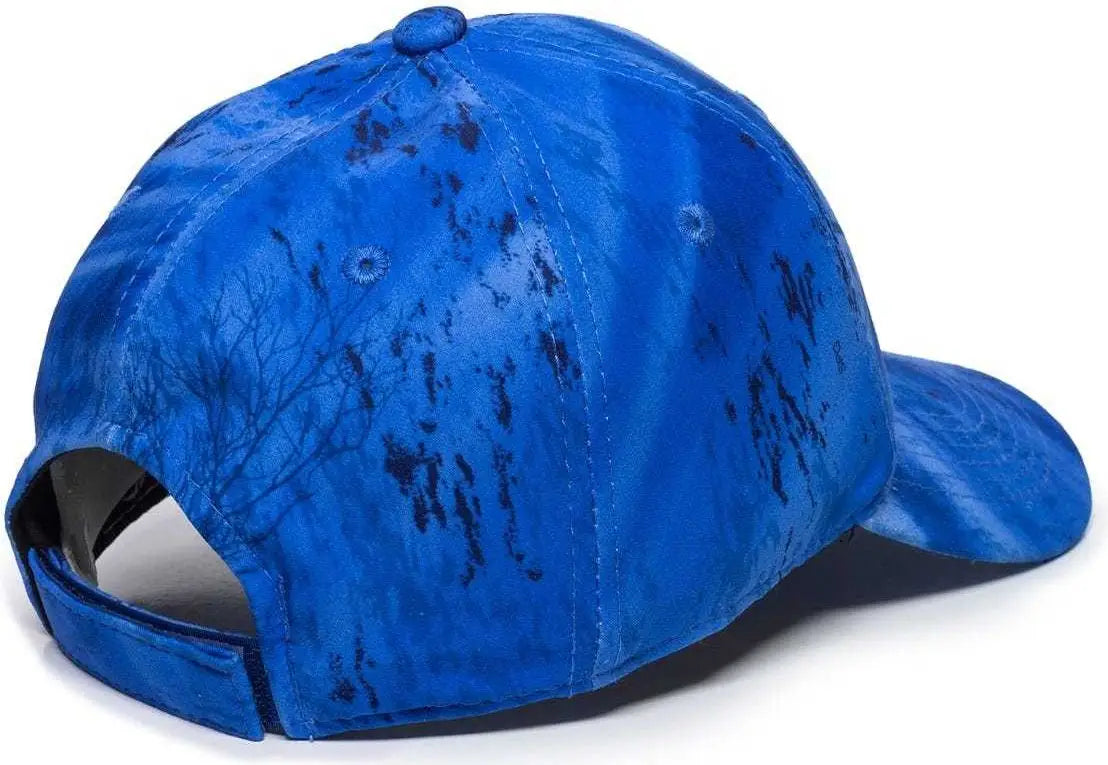 OC Sports PFC-100 Adjustable Cap - Realtree Fishing Light Blue - Realtree Blue / 6 7/8’’ - 7 1/2’’