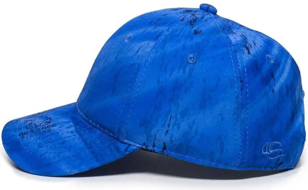OC Sports PFC-100 Adjustable Cap - Realtree Fishing Light Blue - Realtree Blue / 6 7/8’’ - 7 1/2’’