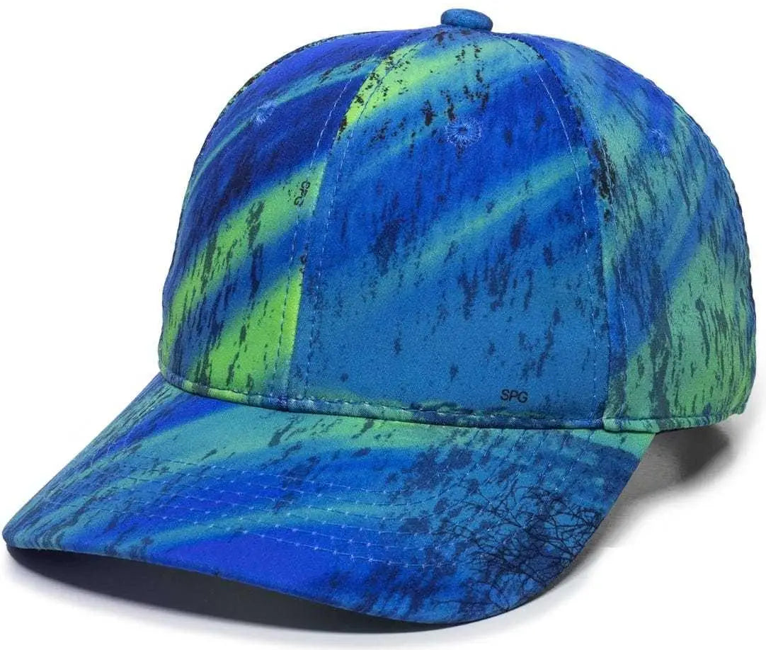 OC Sports PFC-100 Adjustable Cap - Realtree Fishing Splash - Realtree / 6 7/8’’ - 7 1/2’’