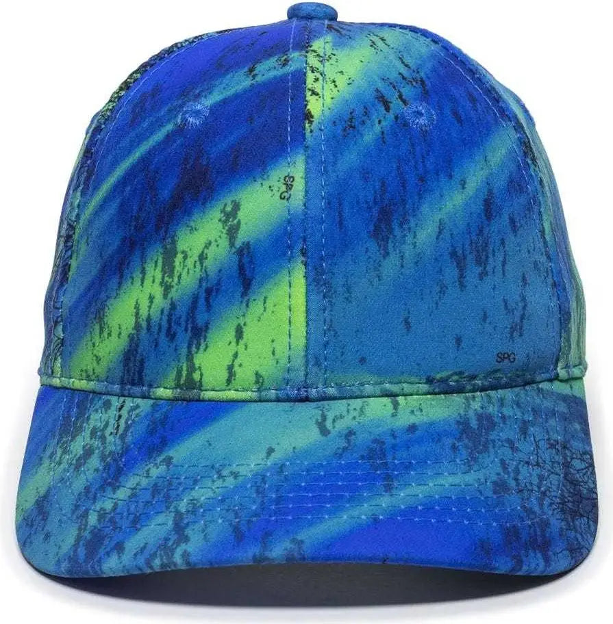 OC Sports PFC-100 Adjustable Cap - Realtree Fishing Splash - Realtree / 6 7/8’’ - 7 1/2’’