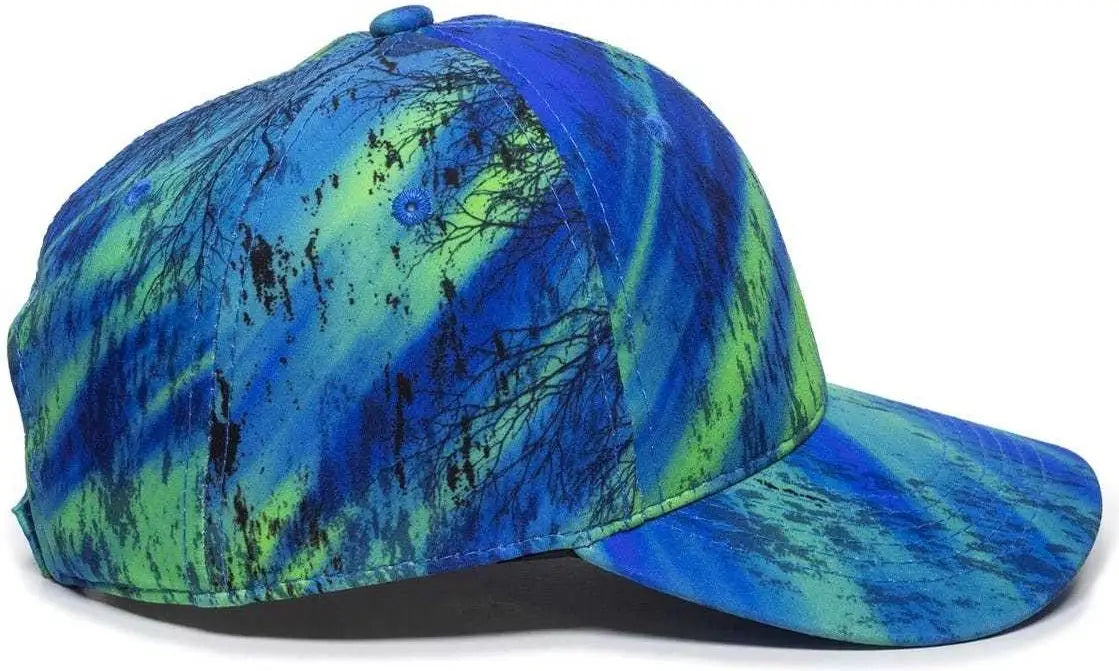 OC Sports PFC-100 Adjustable Cap - Realtree Fishing Splash - Realtree / 6 7/8’’ - 7 1/2’’