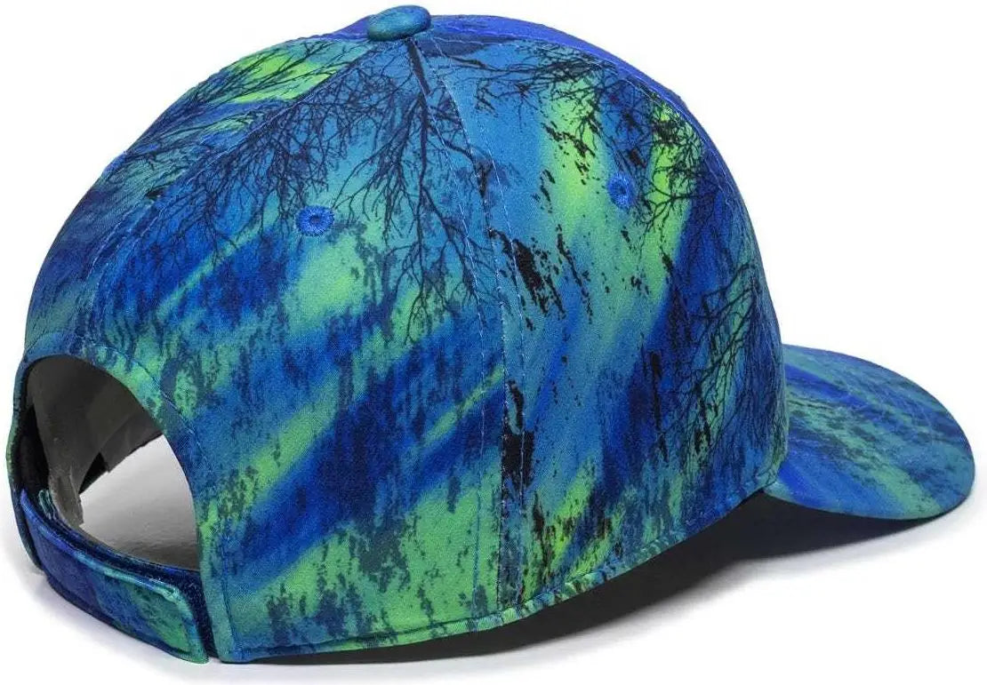OC Sports PFC-100 Adjustable Cap - Realtree Fishing Splash - Realtree / 6 7/8’’ - 7 1/2’’