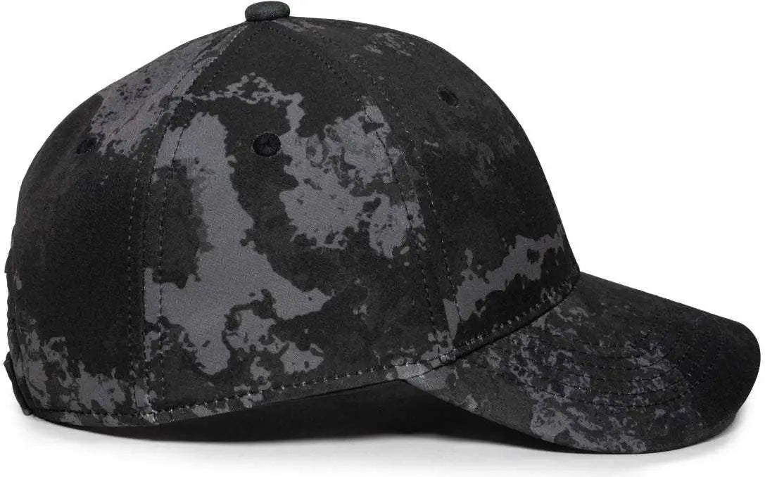 OC Sports PFC-100 Adjustable Cap - Veil Tac-Black - Veil Black / 6 7/8’’ - 7 1/2’’