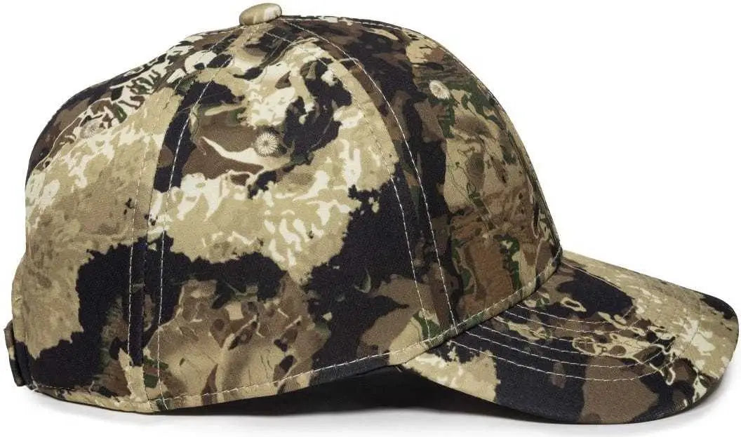 OC Sports PFC-100 Adjustable Cap - Veil Whitetail - Veil White / 6 7/8’’ - 7 1/2’’
