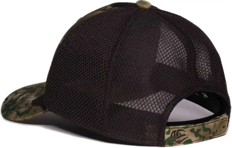 OC Sports PFC-150M Adjustable Mesh Back Cap - Kryptek Obskura Trans - Kryptek / OSFM