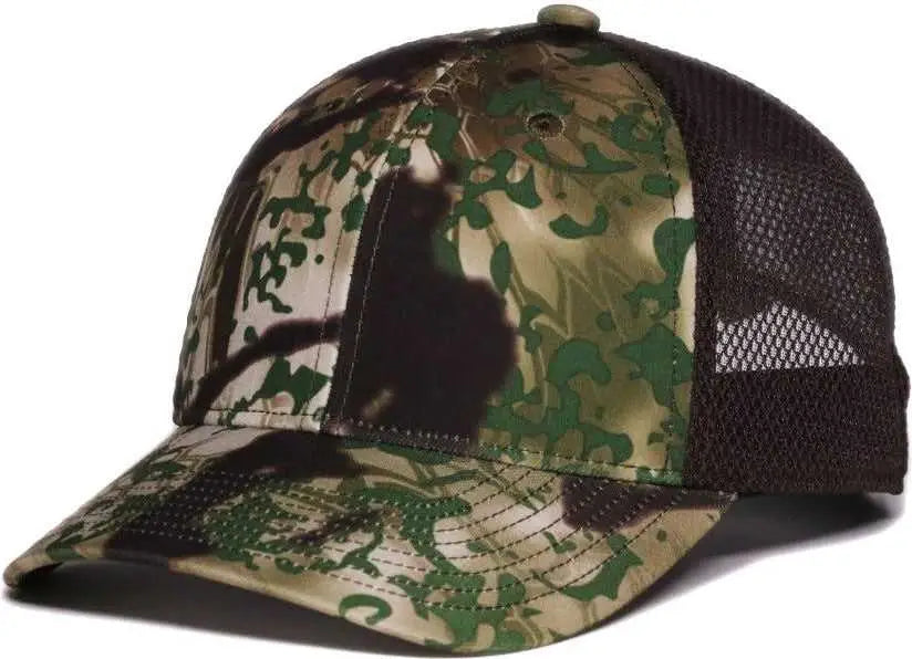 OC Sports PFC-150M Adjustable Mesh Back Cap - Kryptek Obskura Trans - Kryptek / OSFM