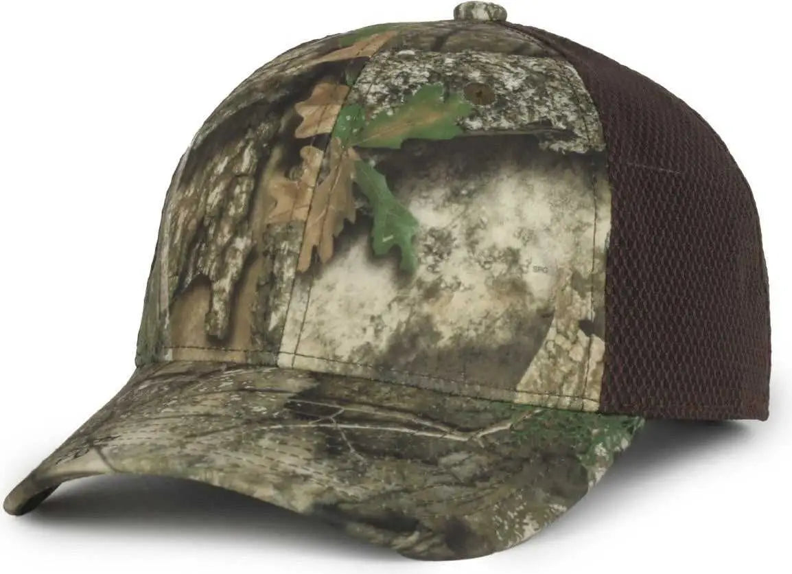 OC Sports PFC-150M Adjustable Mesh Back Cap - Realtree APX Brown - Realtree Brown / OSFM