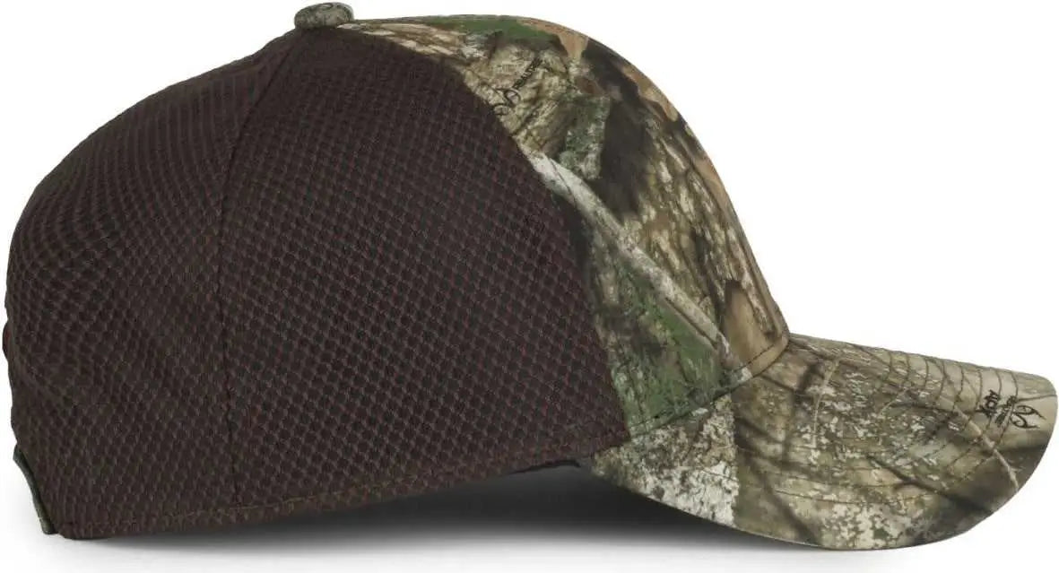 OC Sports PFC-150M Adjustable Mesh Back Cap - Realtree APX Brown - Realtree Brown / OSFM