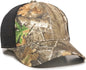OC Sports PFC-150M Adjustable Mesh Back Cap - Realtree Edge Black - Realtree Edge Black / 6 7/8’’ - 7 1/2’’