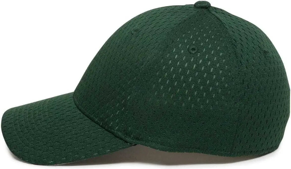 OC Sports PFX 120 Proflex Stretch Fit Mesh Baseball Cap Dark Green