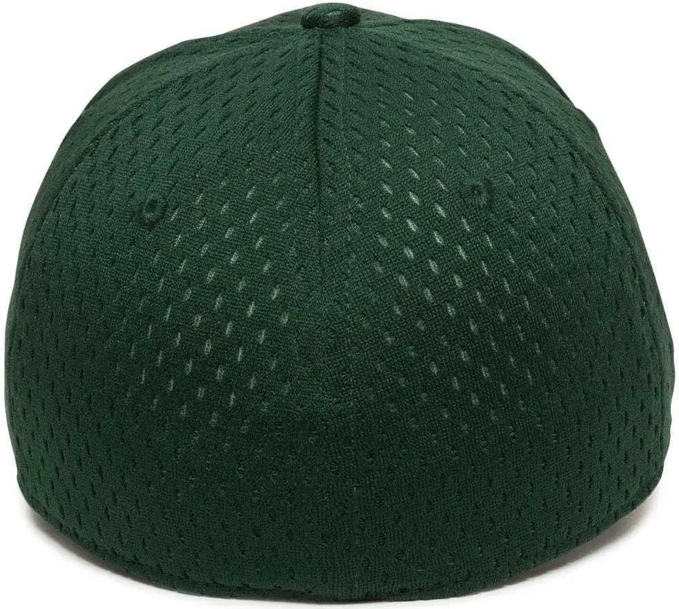 OC Sports PFX 120 Proflex Stretch Fit Mesh Baseball Cap Dark Green