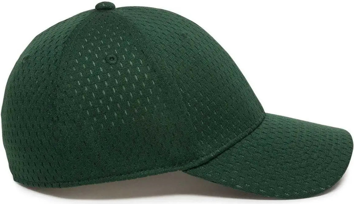 OC Sports PFX 120 Proflex Stretch Fit Mesh Baseball Cap Dark Green