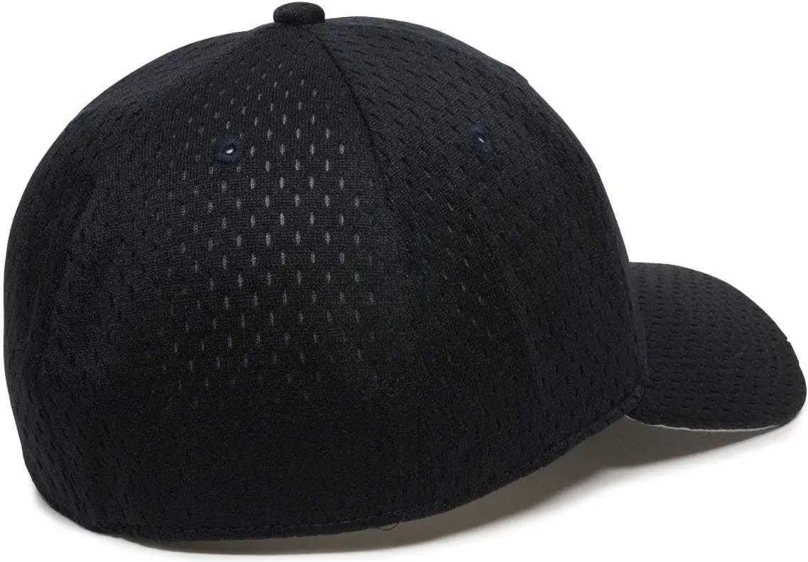 OC Sports PFX-120 Proflex Stretch Fit Mesh Baseball Cap - Navy