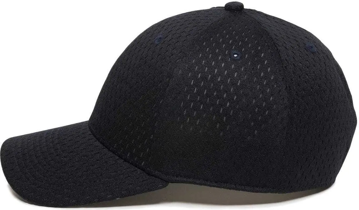 OC Sports PFX-120 Proflex Stretch Fit Mesh Baseball Cap - Navy