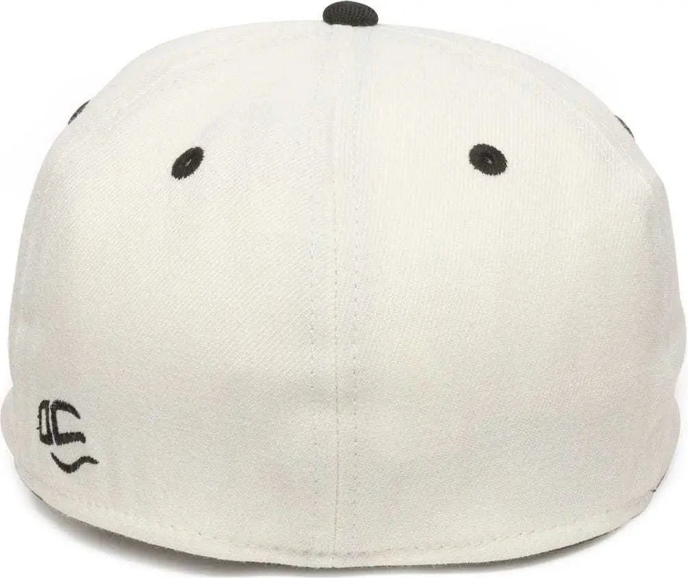 OC Sports PFX-450 Proflex Premium Wool Blend Q3 Cap - Ivory Black