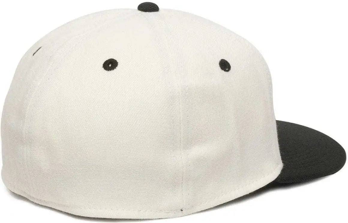OC Sports PFX-450 Proflex Premium Wool Blend Q3 Cap - Ivory Black
