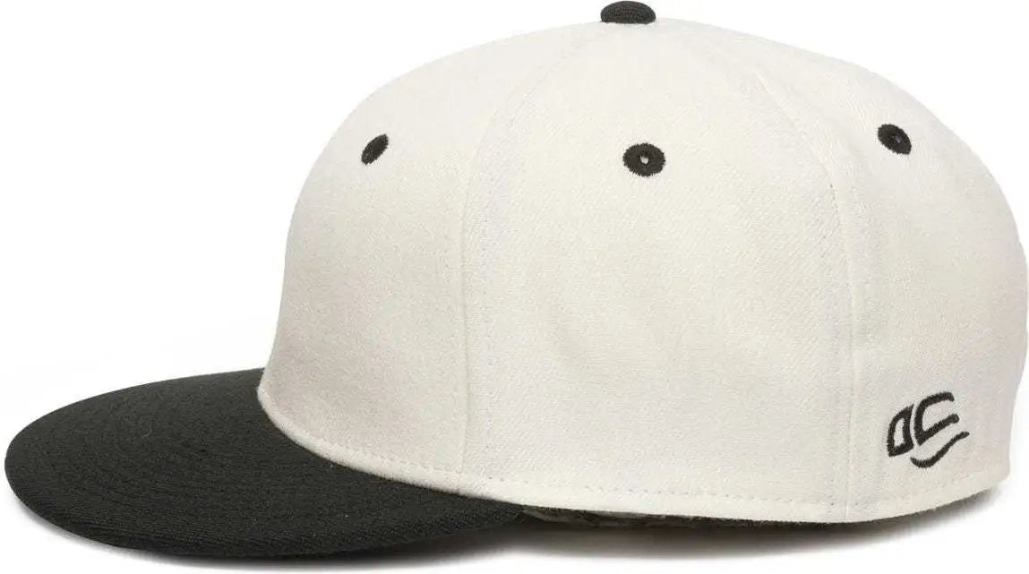 OC Sports PFX-450 Proflex Premium Wool Blend Q3 Cap - Ivory Black