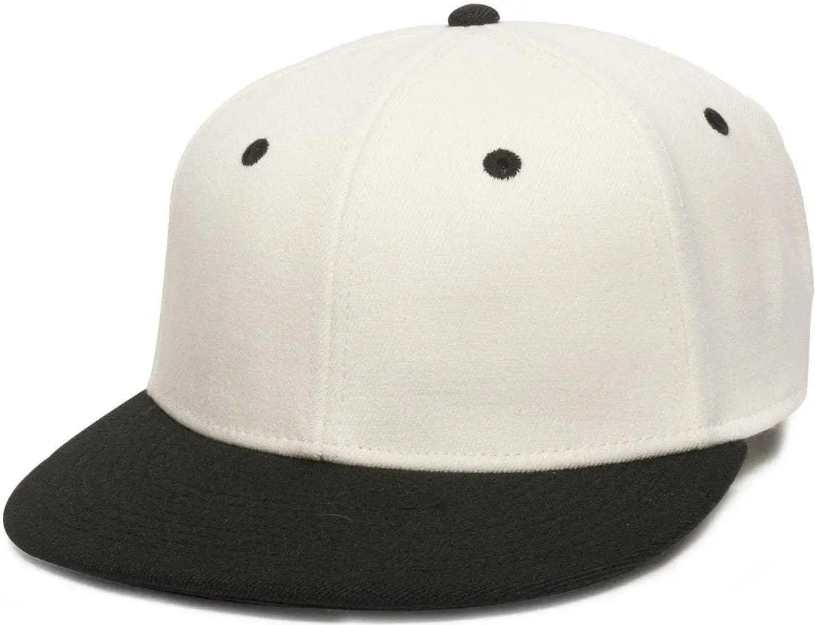 OC Sports PFX-450 Proflex Premium Wool Blend Q3 Cap - Ivory Black