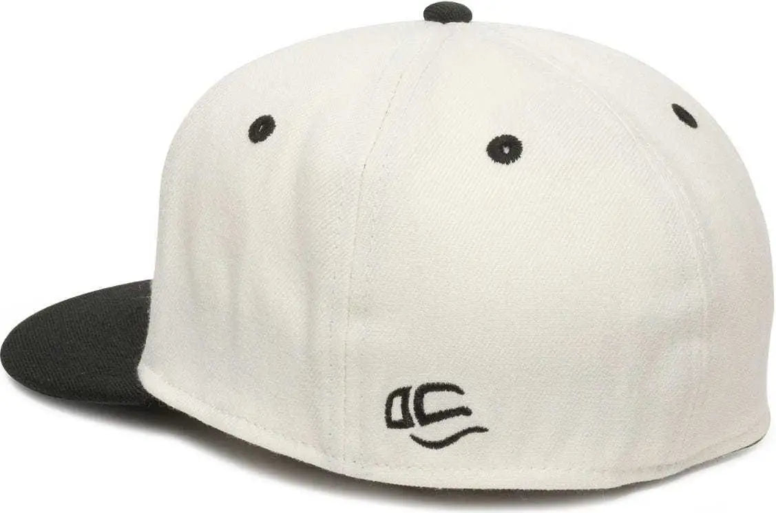 OC Sports PFX-450 Proflex Premium Wool Blend Q3 Cap - Ivory Black