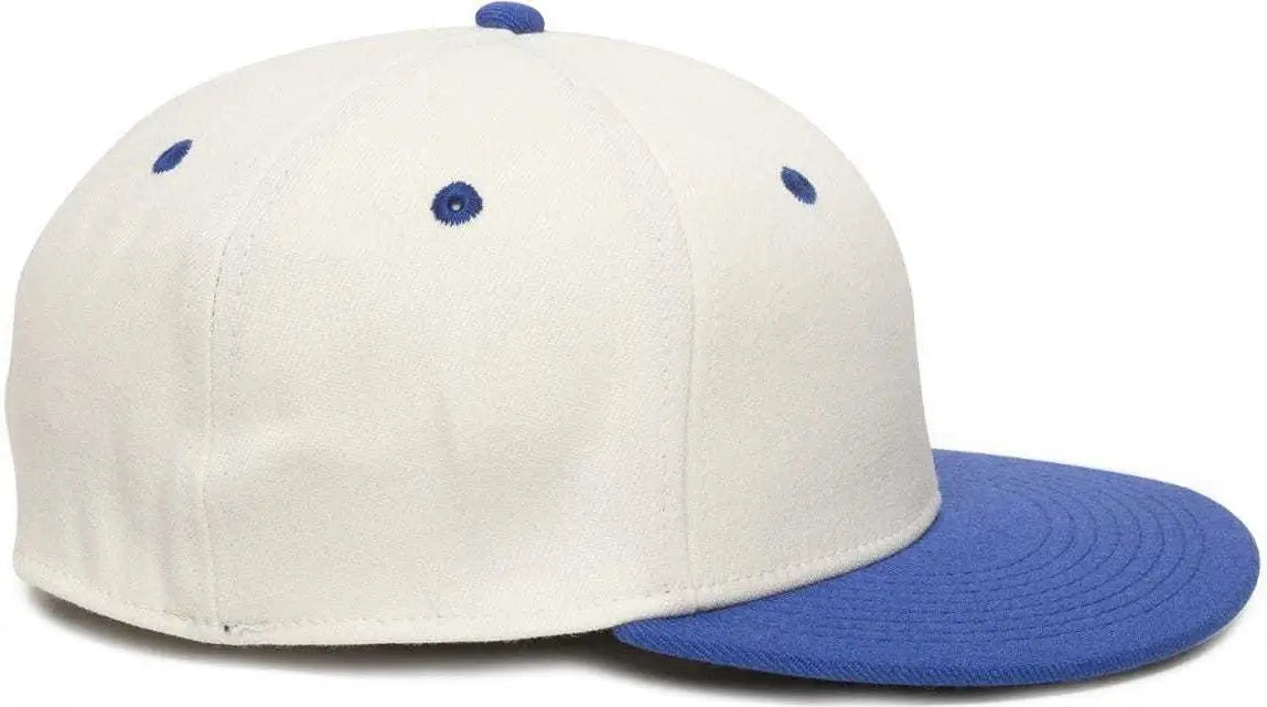 OC Sports PFX-450 Proflex Premium Wool Blend Q3 Cap - Ivory Royal