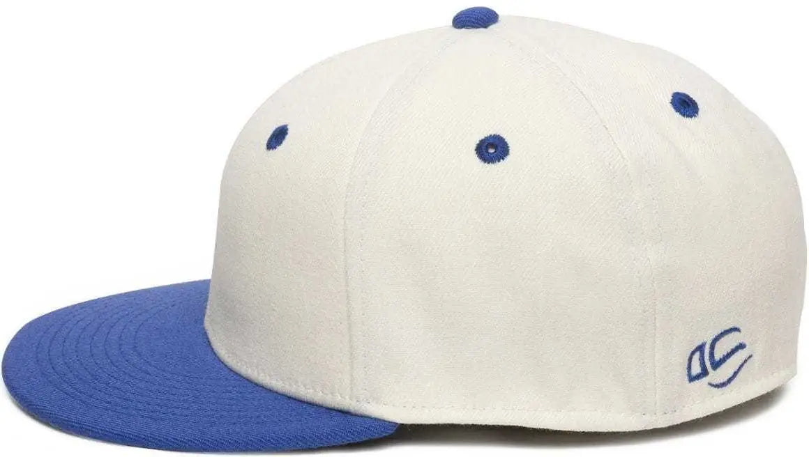 OC Sports PFX-450 Proflex Premium Wool Blend Q3 Cap - Ivory Royal
