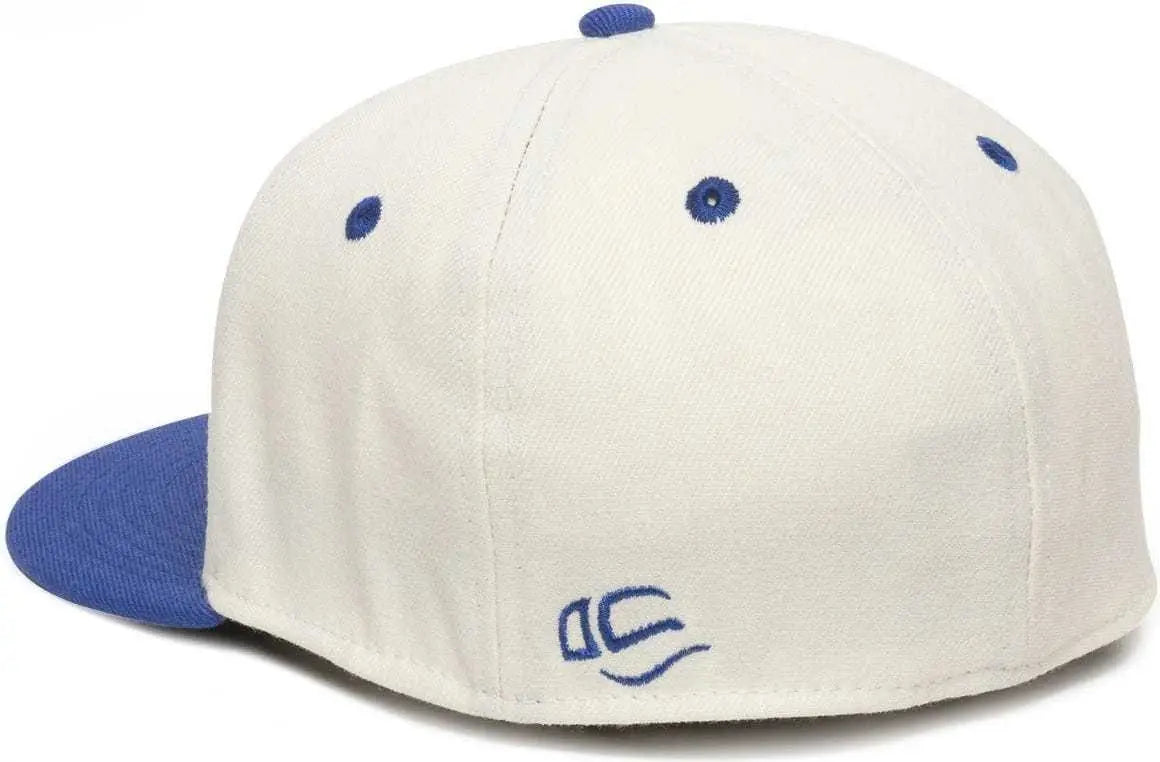 OC Sports PFX-450 Proflex Premium Wool Blend Q3 Cap - Ivory Royal