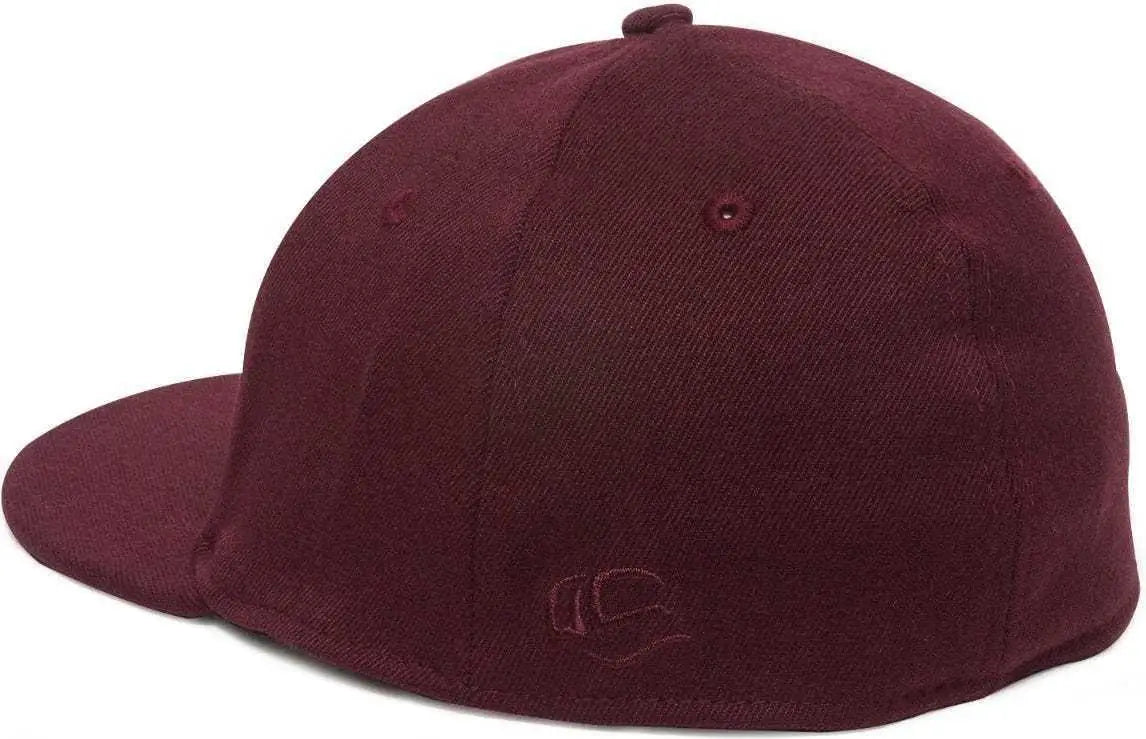 OC Sports PFX-450 Proflex Premium Wool Blend Q3 Cap - Maroon
