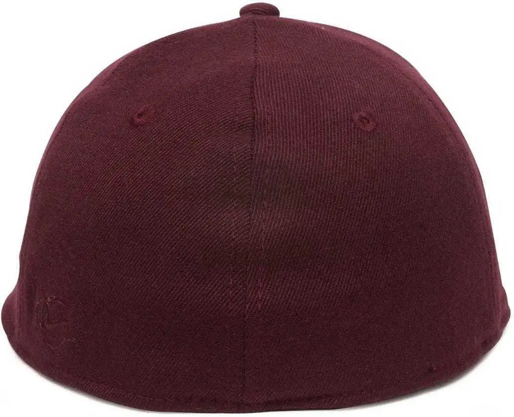 OC Sports PFX-450 Proflex Premium Wool Blend Q3 Cap - Maroon