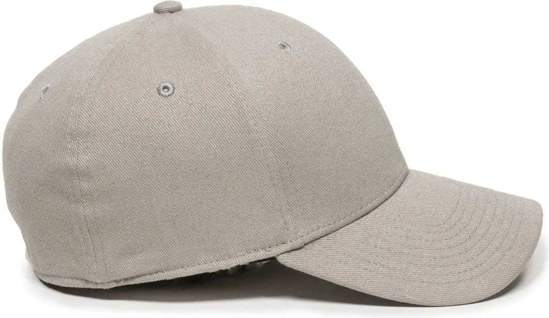 OC Sports PFX-600 Flexible Fitting Cap - Light Grey