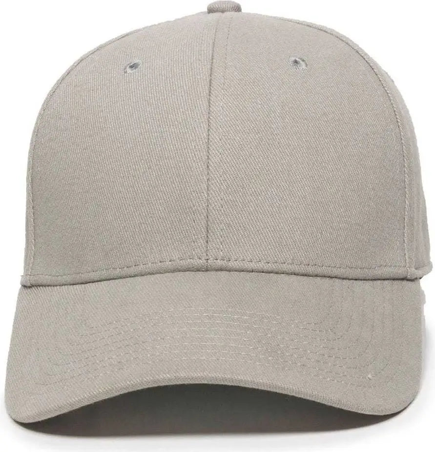 OC Sports PFX-600 Flexible Fitting Cap - Light Grey