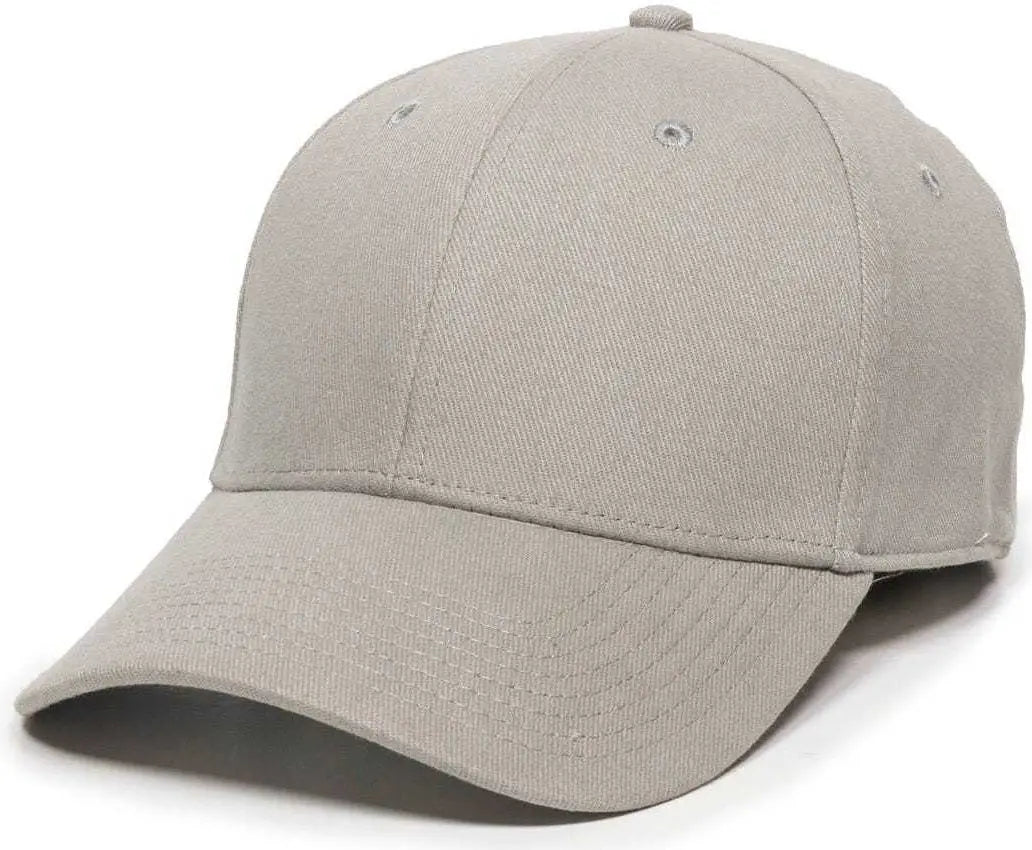 OC Sports PFX-600 Flexible Fitting Cap - Light Grey