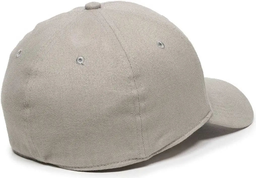 OC Sports PFX-600 Flexible Fitting Cap - Light Grey