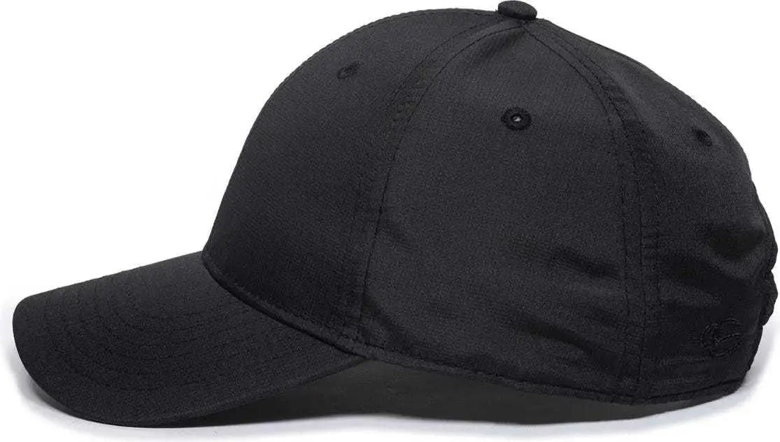 OC Sports PN-100 Adjustable Cap - Black - Black / 6 7/8’’ - 7 1/2’’