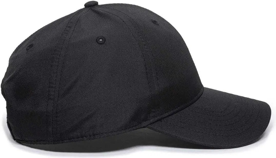 OC Sports PN-100 Adjustable Cap - Black - Black / 6 7/8’’ - 7 1/2’’