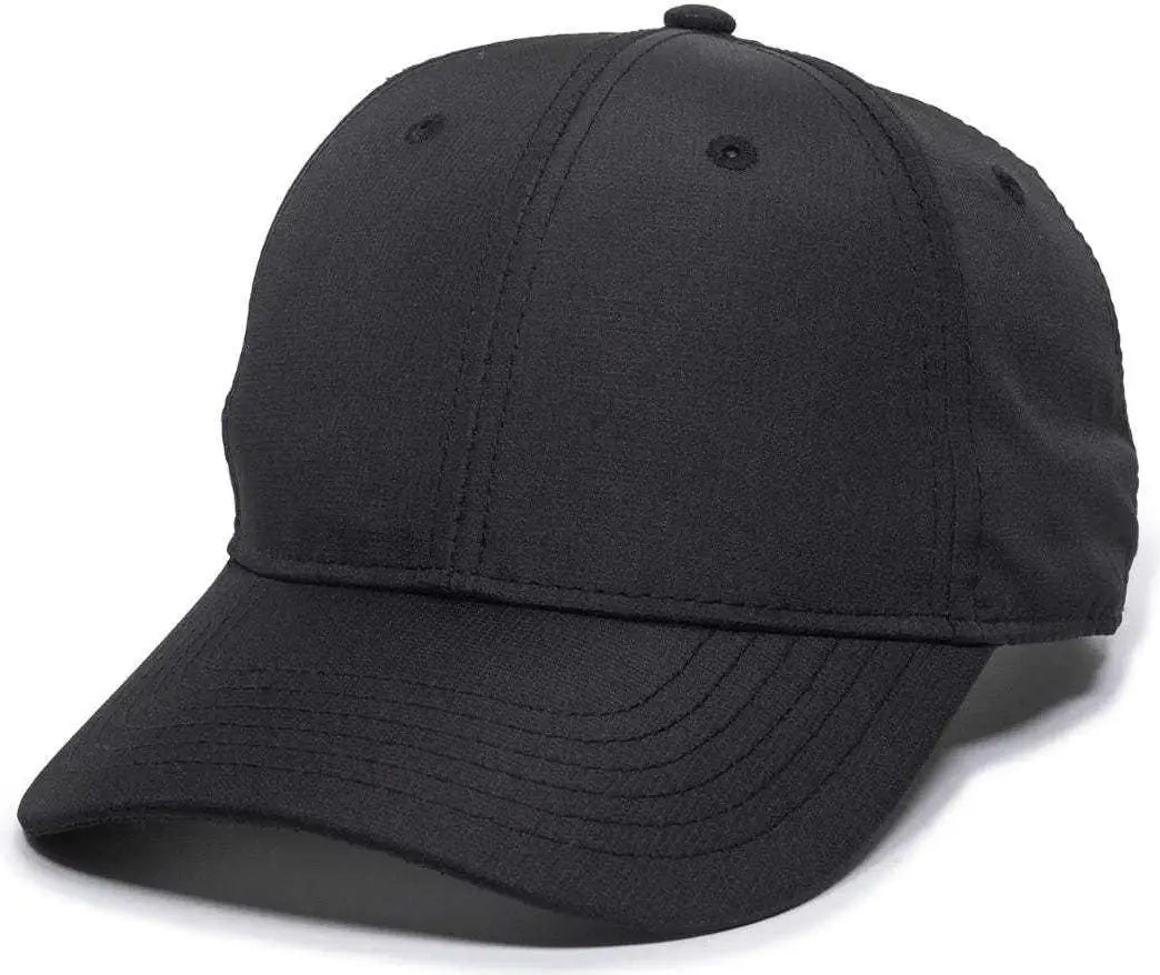 OC Sports PN-100 Adjustable Cap - Black - Black / 6 7/8’’ - 7 1/2’’