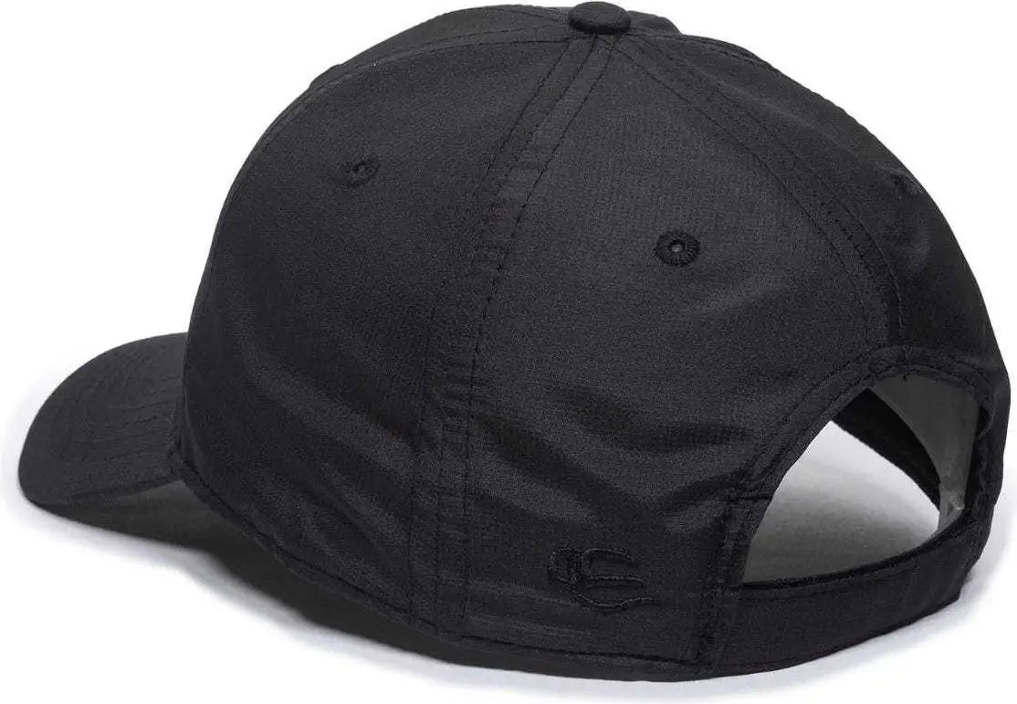 OC Sports PN-100 Adjustable Cap - Black - Black / 6 7/8’’ - 7 1/2’’