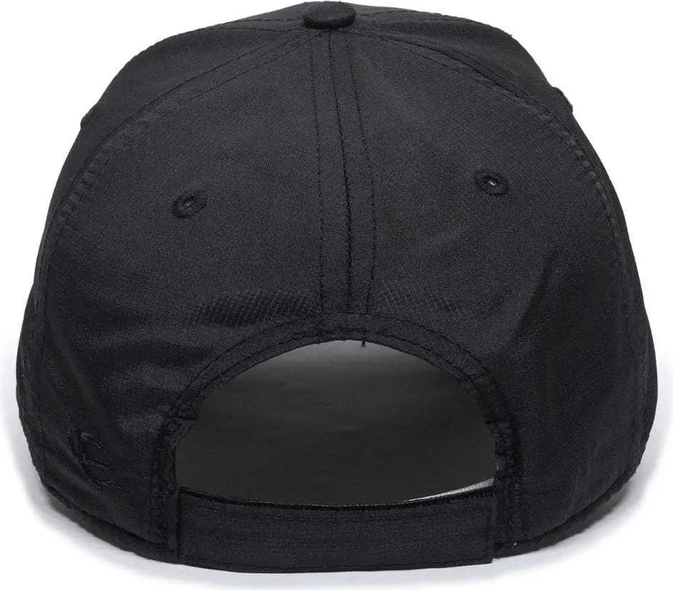 OC Sports PN-100 Adjustable Cap - Black - Black / 6 7/8’’ - 7 1/2’’