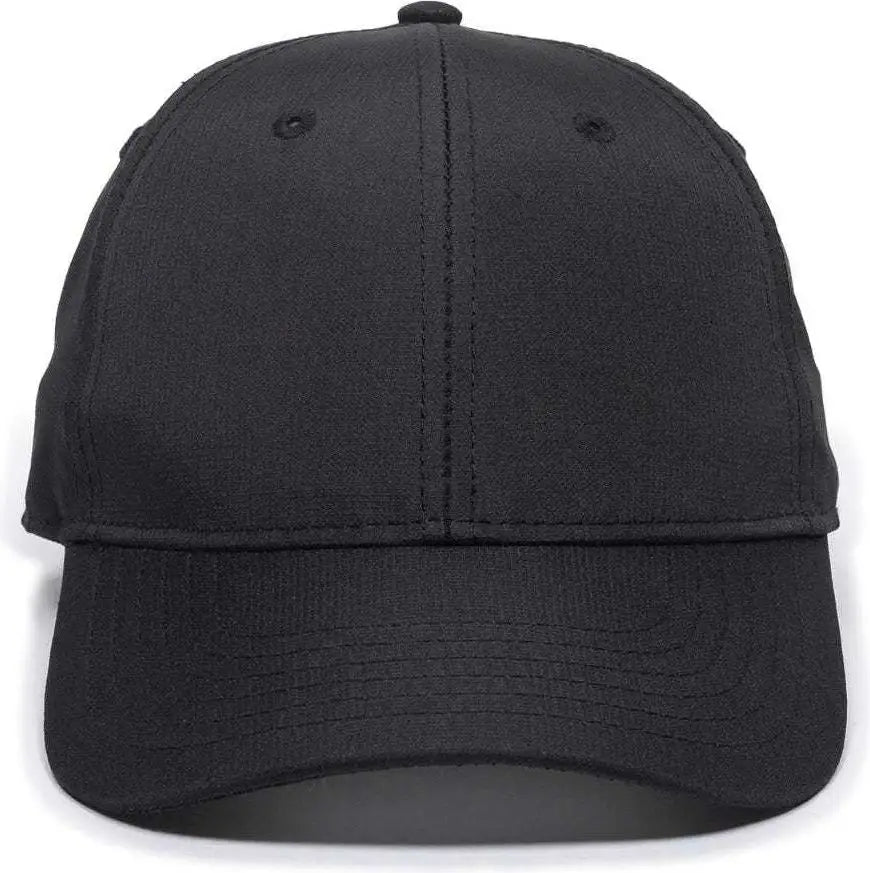 OC Sports PN-100 Adjustable Cap - Black - Black / 6 7/8’’ - 7 1/2’’