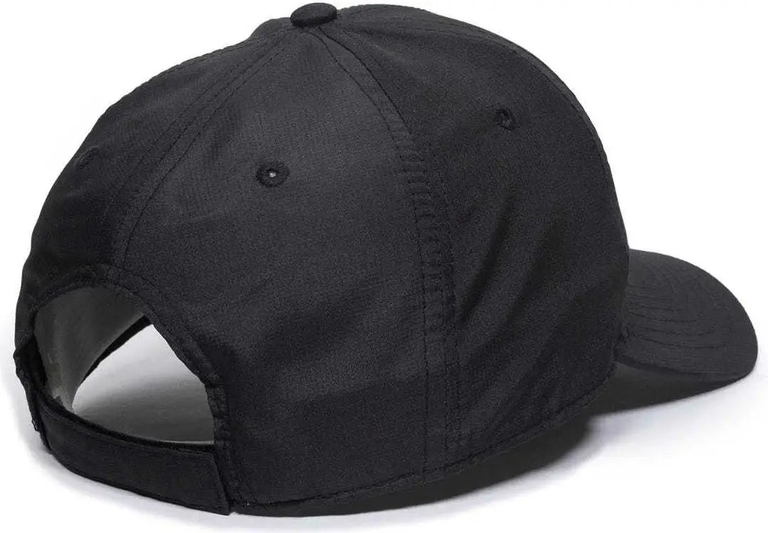 OC Sports PN-100 Adjustable Cap - Black - Black / 6 7/8’’ - 7 1/2’’