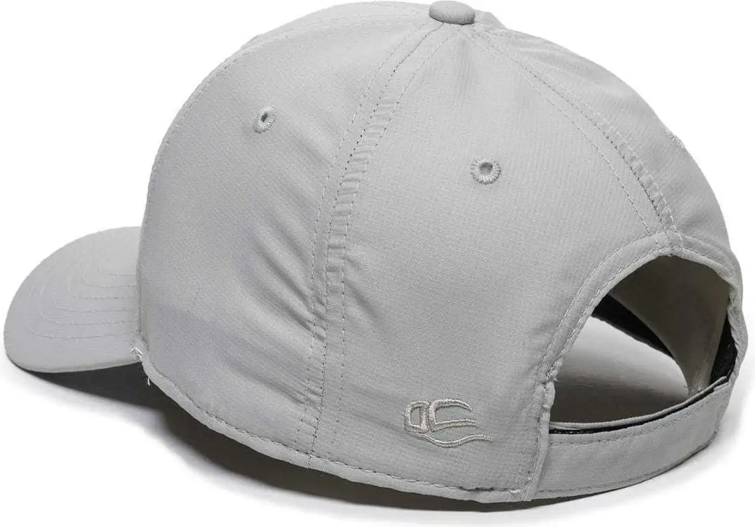 OC Sports PN-100 Adjustable Cap - Light Gray - Gray / 6 7/8’’ - 7 1/2’’
