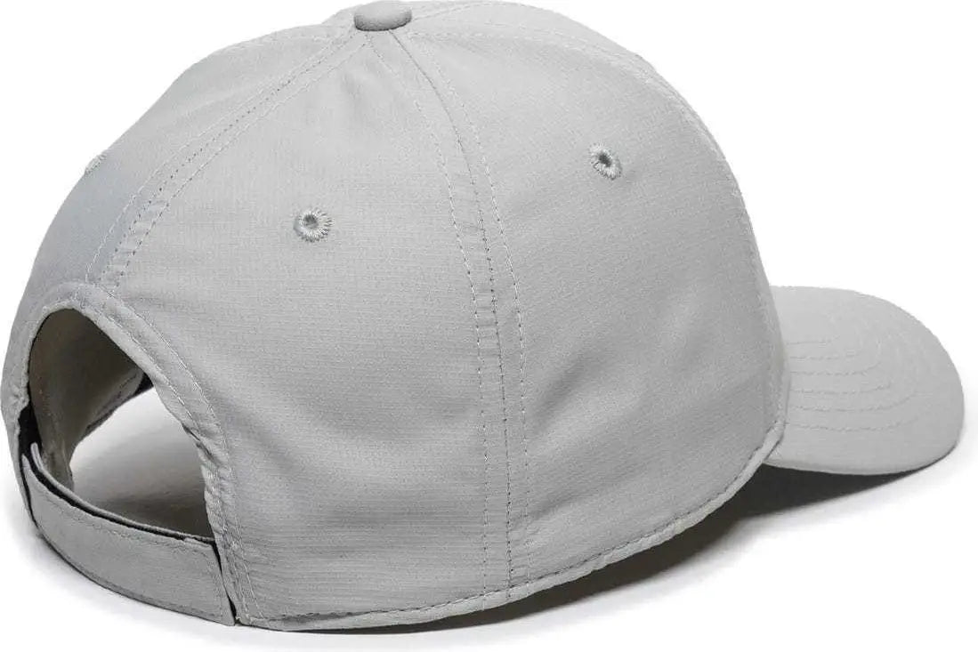 OC Sports PN-100 Adjustable Cap - Light Gray - Gray / 6 7/8’’ - 7 1/2’’