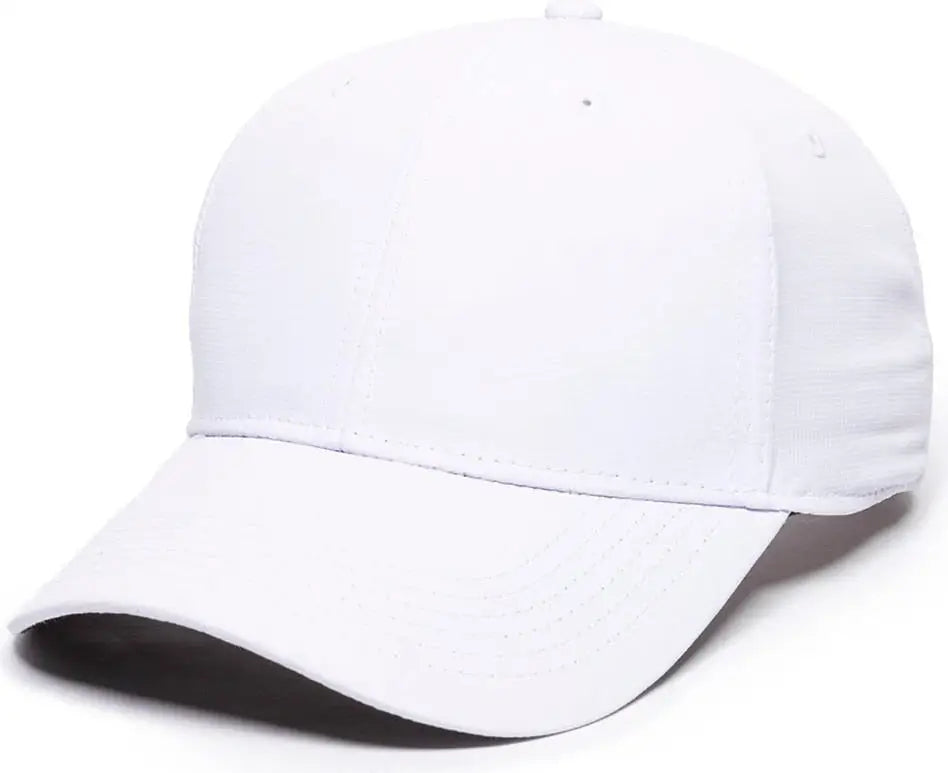 OC Sports PN-100 Adjustable Cap - White - White / 6 7/8’’ - 7 1/2’’
