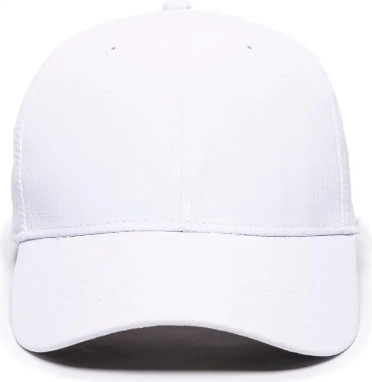 OC Sports PN-100 Adjustable Cap - White - White / 6 7/8’’ - 7 1/2’’