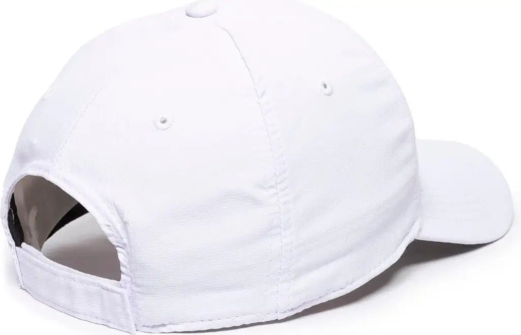 OC Sports PN-100 Adjustable Cap - White - White / 6 7/8’’ - 7 1/2’’
